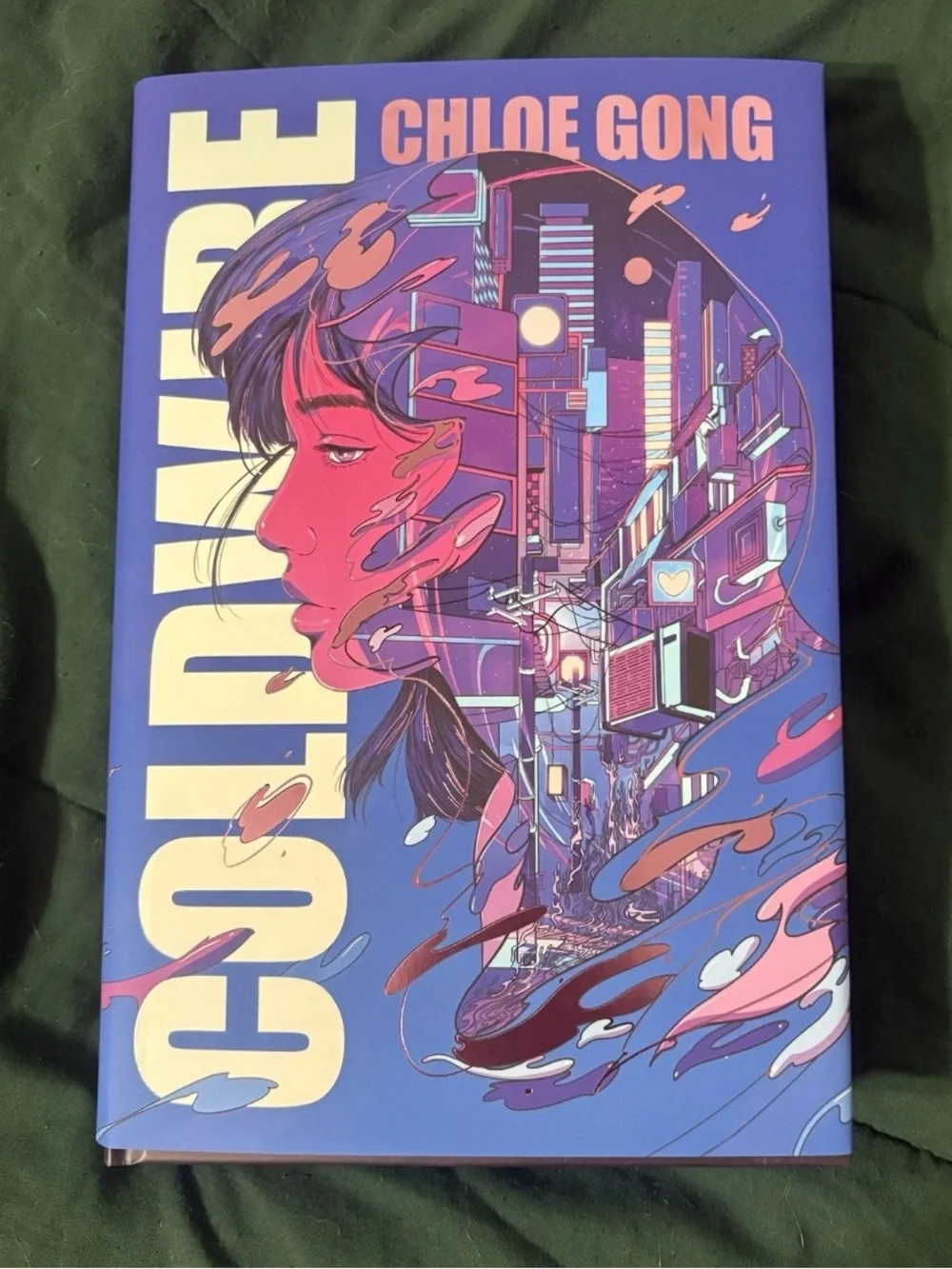 Fairyloot YA December 2025 Coldwire by Chloe Gong Book Vase Overlays Socks Tarot